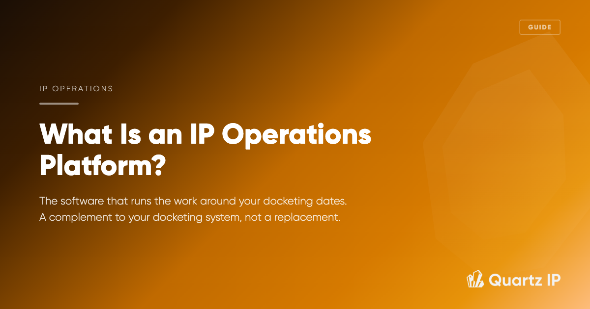 Ip Operation What Is an IP Operations Platform? | Quartz IP